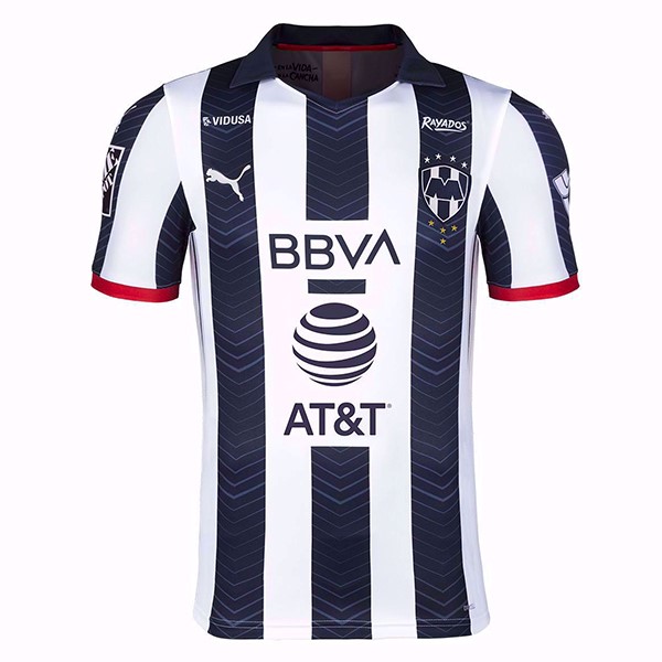 Tailandia Camiseta Monterrey 1ª 2019-2020 Azul Blanco